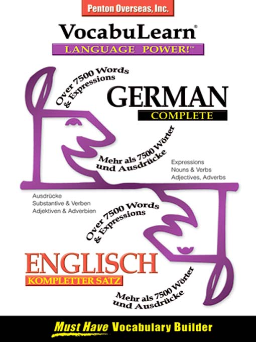 Title details for VocabuLearn German Complete by Penton Overseas, Inc. - Available
